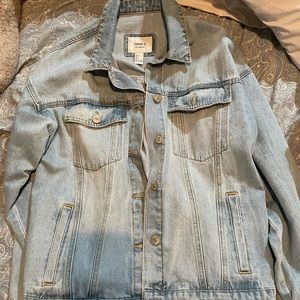 Forever 21 light jean jacket OS